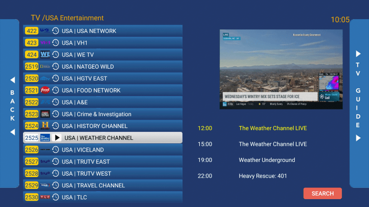 One of the best features within Dynasty TV is the ability to add channels to Favorites.