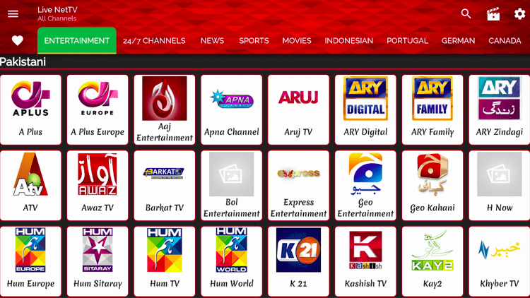 You have finished installing the Live Net TV app on your Firestick!
