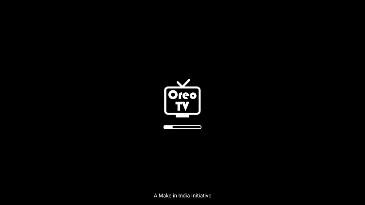 Launch Oreo TV.