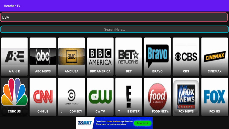 As mentioned previously, Thop TV offers thousands of live channels that are completely free to stream.