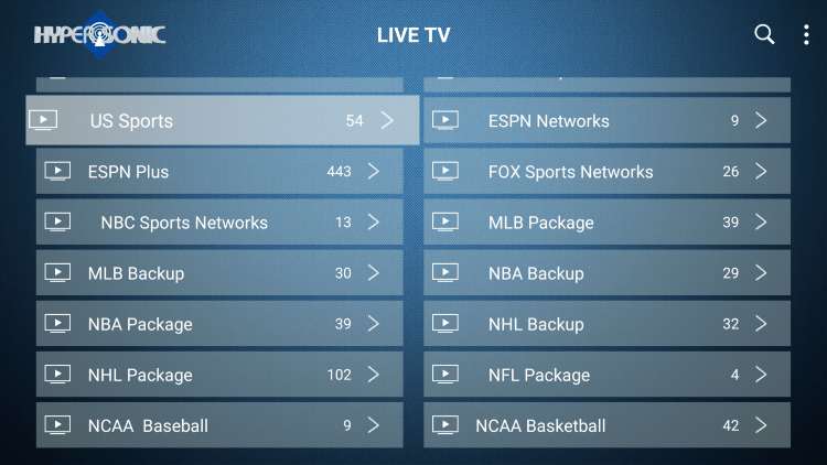 Jedes IPTV-Abonnement enthält über 7.000 Live-Kanäle mit vielen VOD-Optionen.