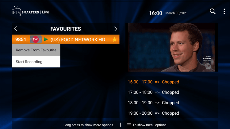 One of the best features of the live TV service is the ability to add channels to Favorites