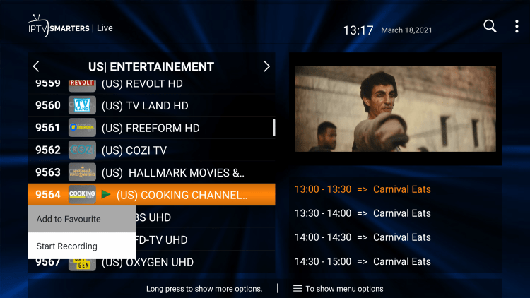 One of the best features within the ZettaTV IPTV service is the ability to add channels to Favorites.