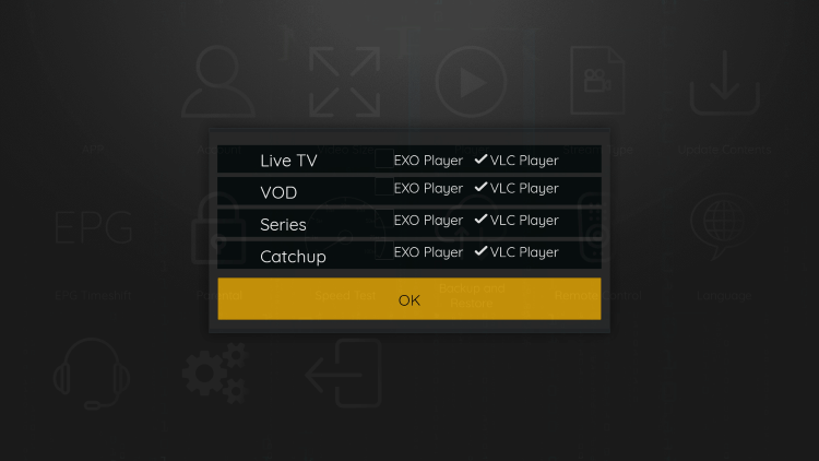 That's it! You can now integrate external video players within the matrix iptv service