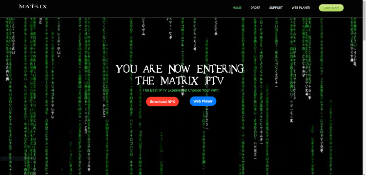 Prior to using the Matrix IPTV service, you will need to register for an account on their official website.