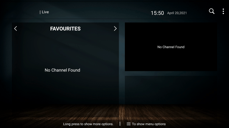 That's it!  You can now add/remove channels to favorites within Willow hosting IPTV service