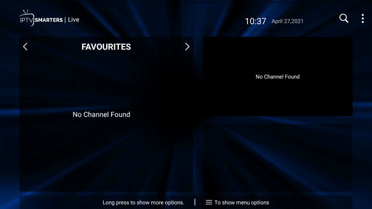That's it! You can now add/remove channels from Favorites within primetime hosting iptv