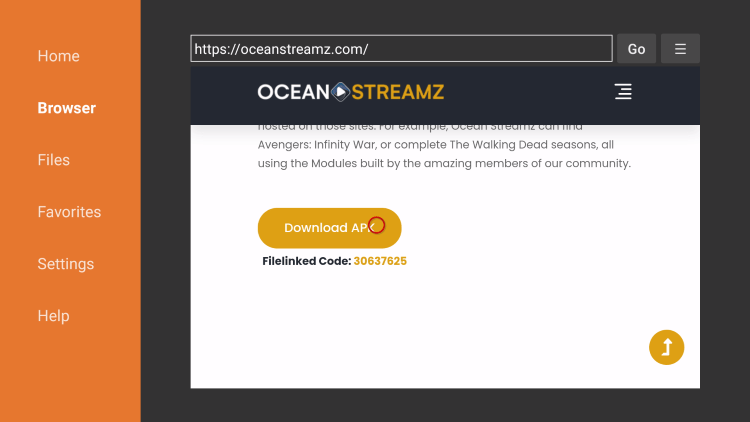 ocean streamz apk install