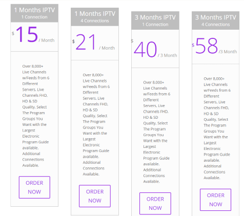 clear vision iptv pricing