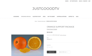 orange iptv website