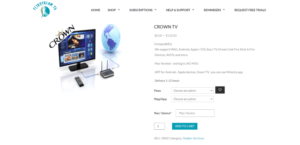 crown tv iptv website