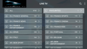terrazas tv channels