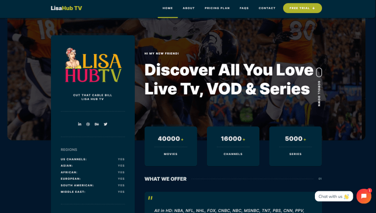 lisa hub tv website