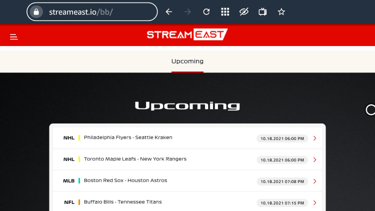 You can now watch hundreds of free channels using StreamEast on your Firestick/Fire TV.