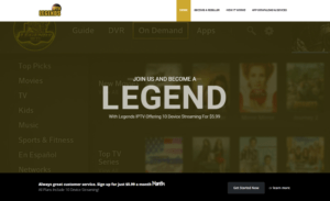 legends iptv website