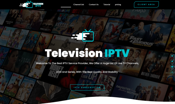 television iptv website