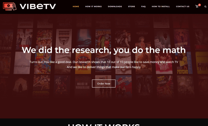 vibe tv website