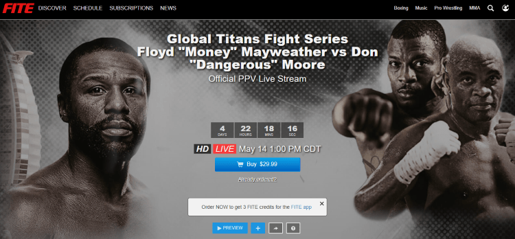 How to Stream Floyd Mayweather vs Don Moore