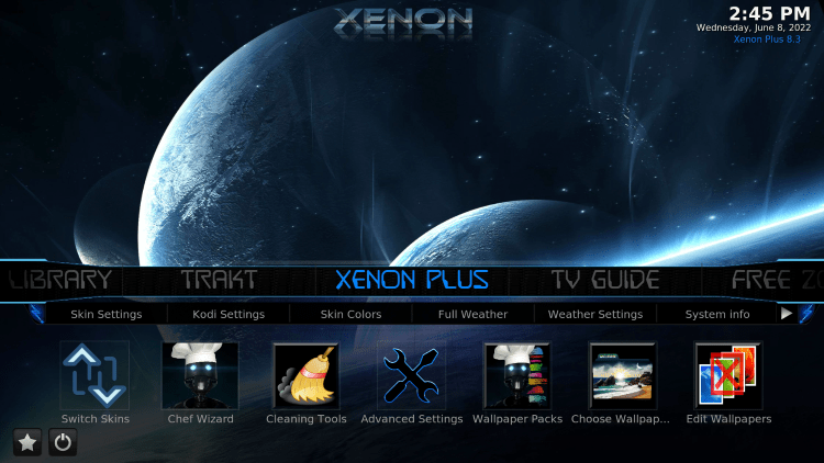 You have installed Diggz Xenon Kodi Build on Firestick/Android.