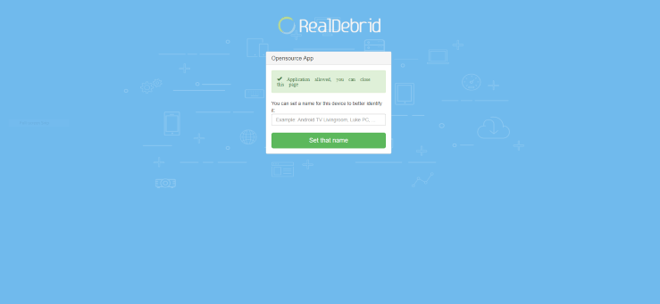 Your Real-Debrid application is now approved!