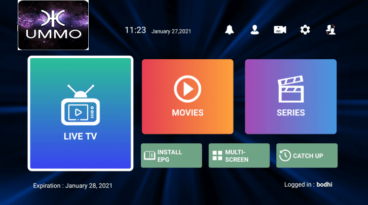 This app also provides many settings users can customize such as favorites, recording, external video players, and more.
