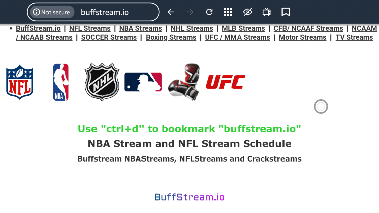 buffalo stream 