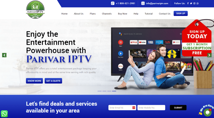 indische iptv-website