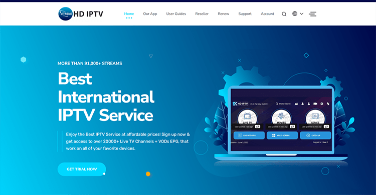 XtremeHD IPTV Official Website