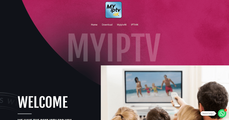 MyIPTV website