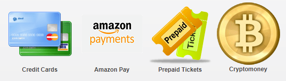 There are four methods Real-Debrid accepts for payment: credit cards, Amazon Pay, cryptocurrency and prepaid tickets.