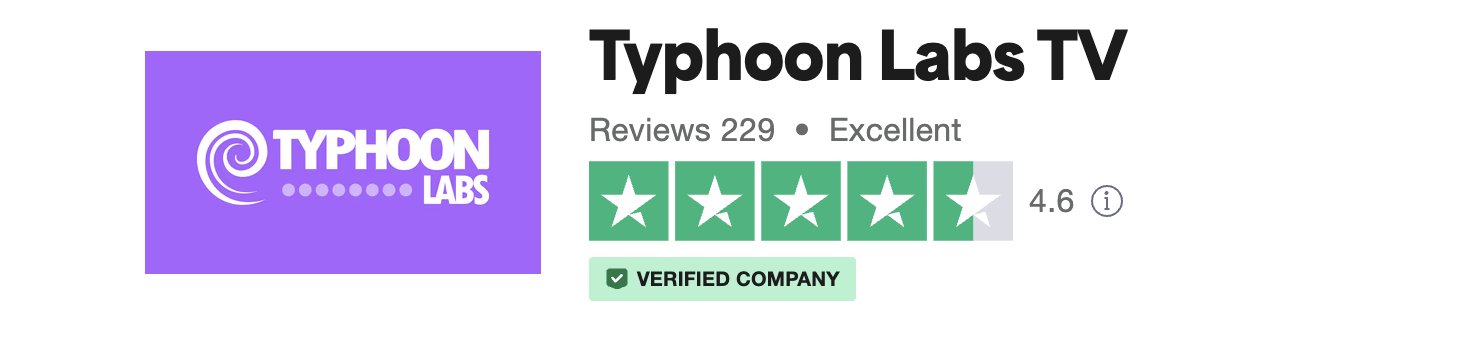 typhoon labs iptv trustpilot