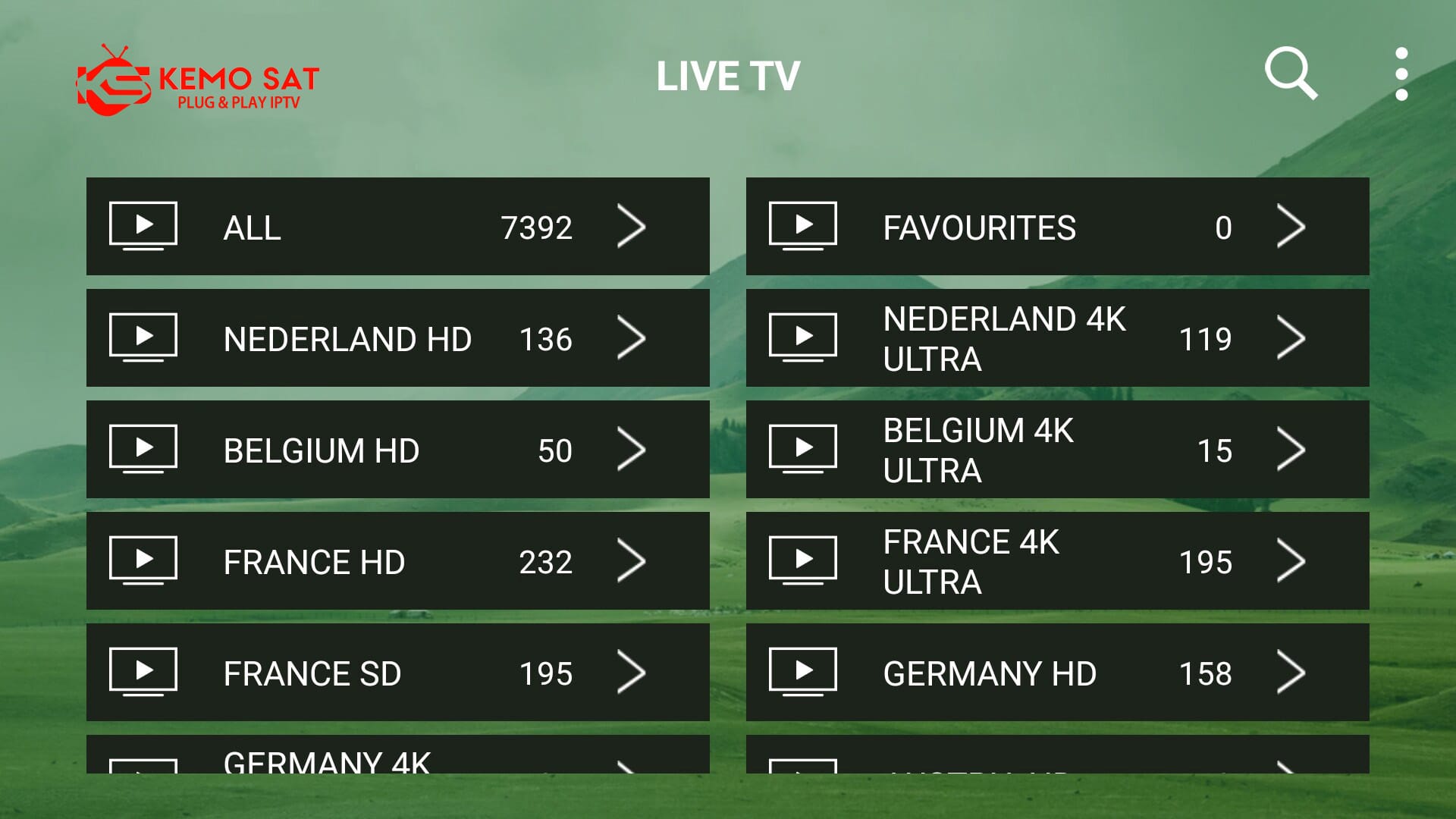 One of the best features of the live TV service is the ability to add channels to favorites.