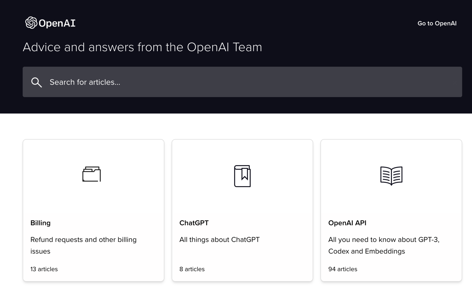 OpenAI Customer Support