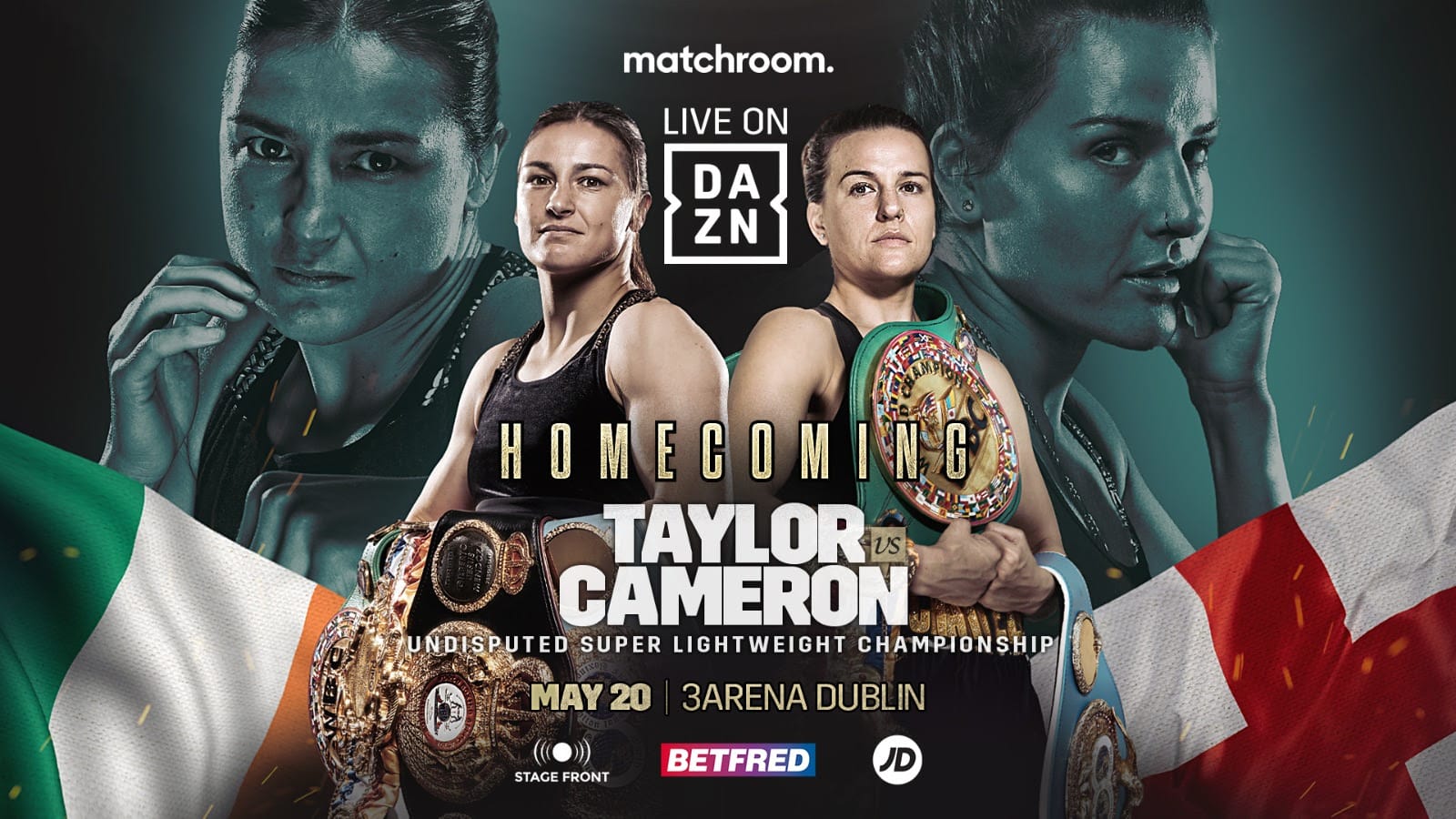 The following guide shows How to Stream Chantelle Cameron vs Katie Taylor for free on any device.