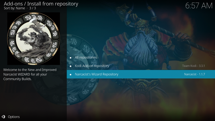 Click Narcacist's Wizard Repository.