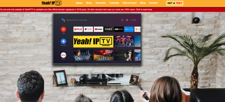 YeahIPTV is a popular IPTV service with a huge selection of channels and VOD options.