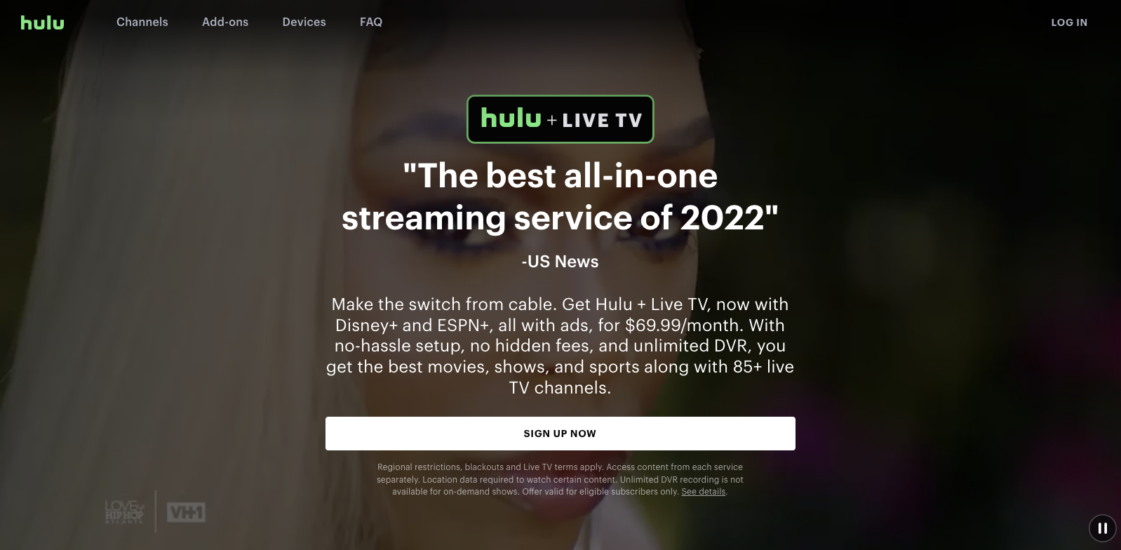 Best known for its VOD service rivaling Netflix, Hulu also has a live TV service that’s been around for several years.