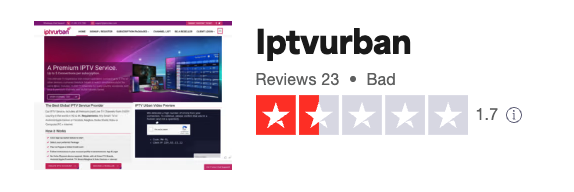 Not to mention that this provider has a whopping 1.7/5 stars on Trustpilot with over 20 reviews.