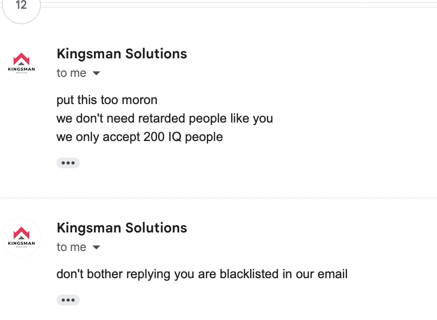 Kingsman Solutions IPTV scam service