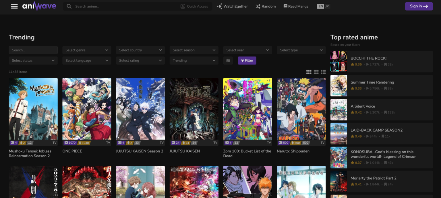 9Anime Pirate Site Rebrands to AniWave After Legal Issues