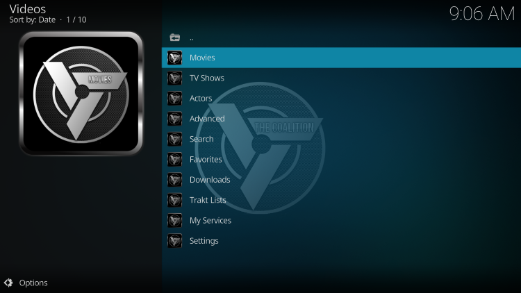Installation of the Coalition Kodi Addon is now complete.